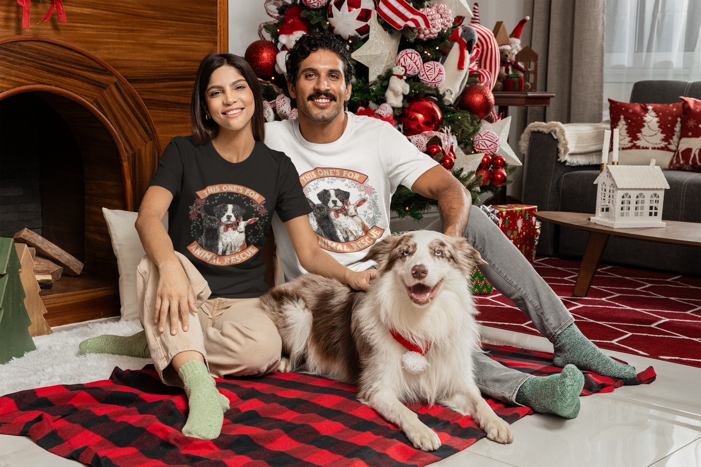 Animal Rescue Tee - Found. Loved. Home.