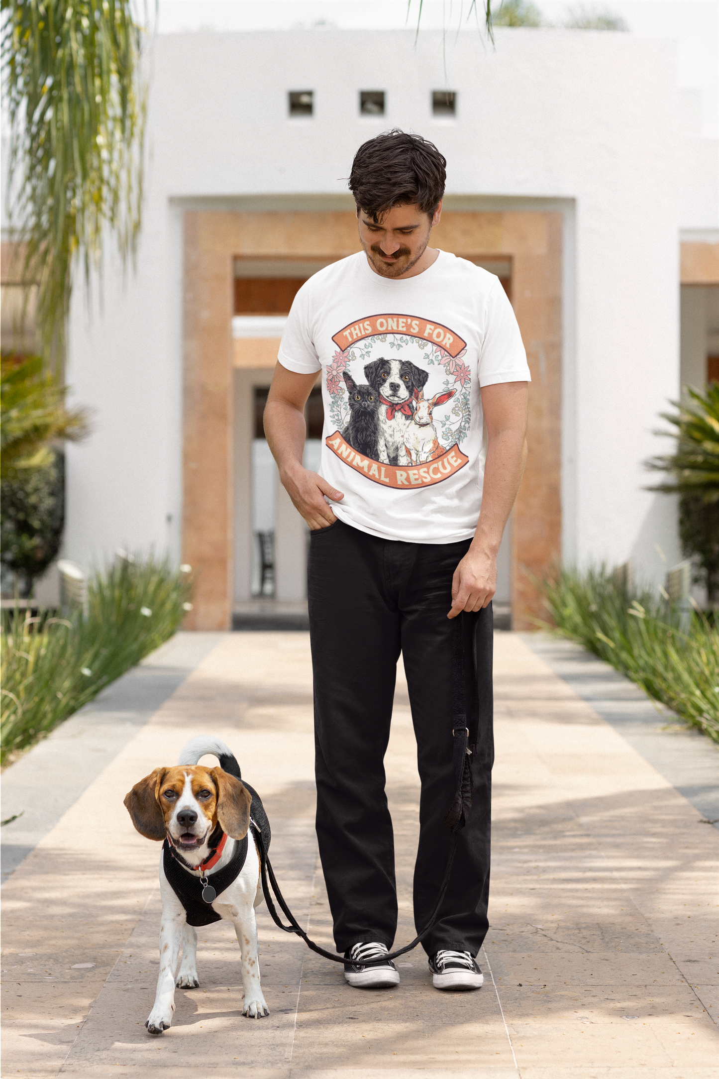 Animal Rescue Tee - Found. Loved. Home.
