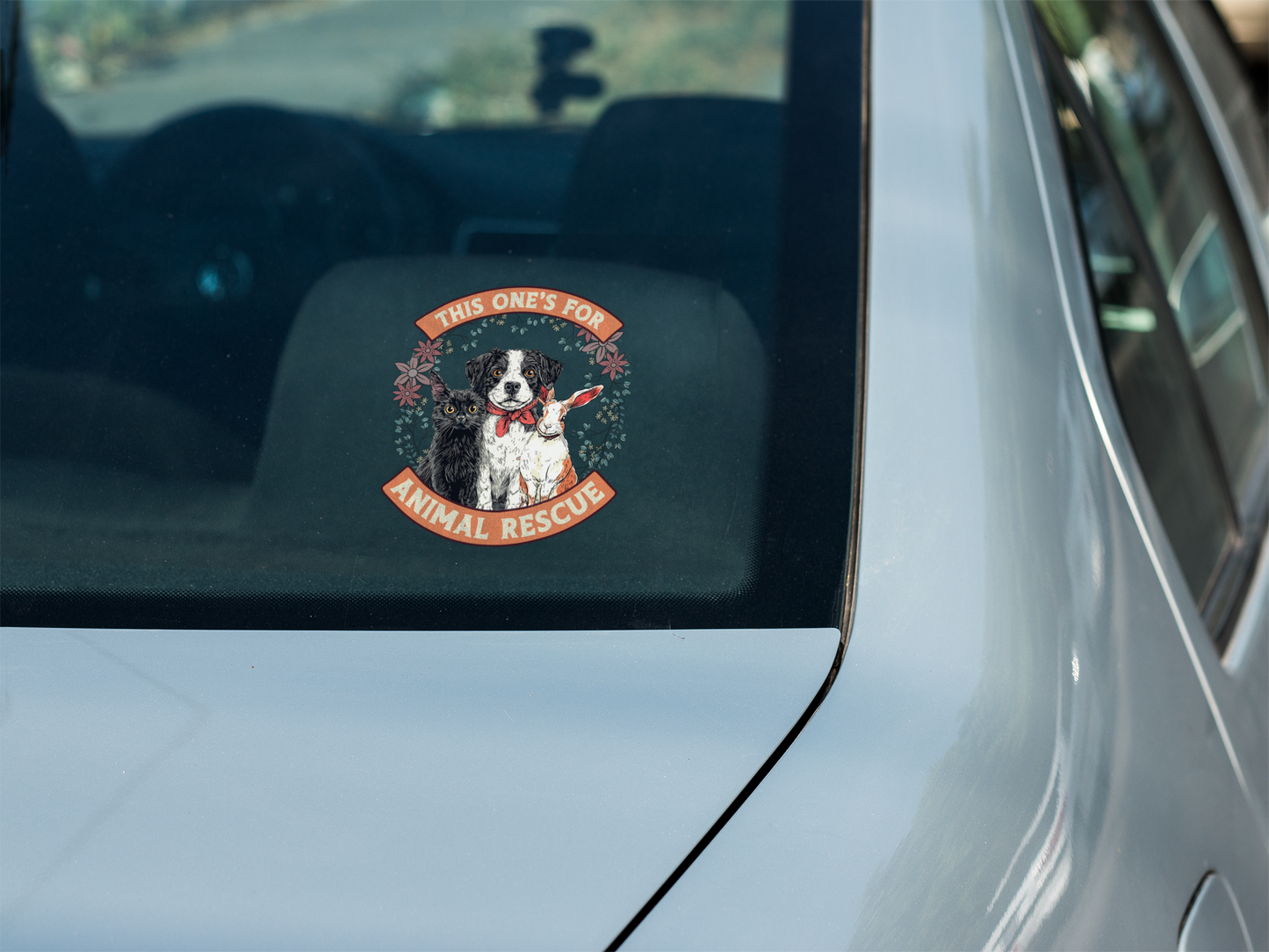 Animal Rescue Stickers - Shelter. Protect. Repeat.