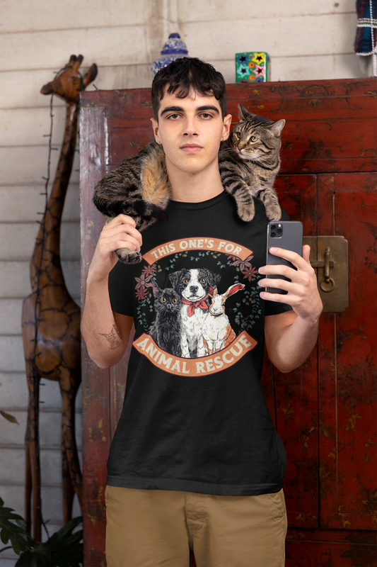 Animal Rescue Tee - Found. Loved. Home.